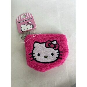 Sanrio Hello Kitty Pouch Mini Bag Coin Purse Keychain Pink